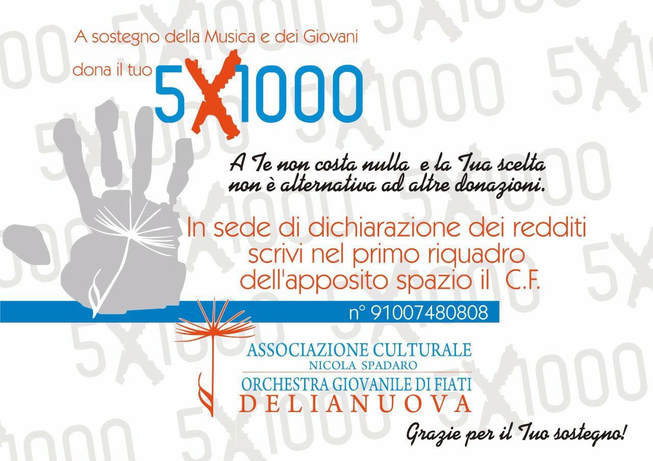 Destina il tuo 5×1000 all’Associazione culturale “Nicola Spadaro”