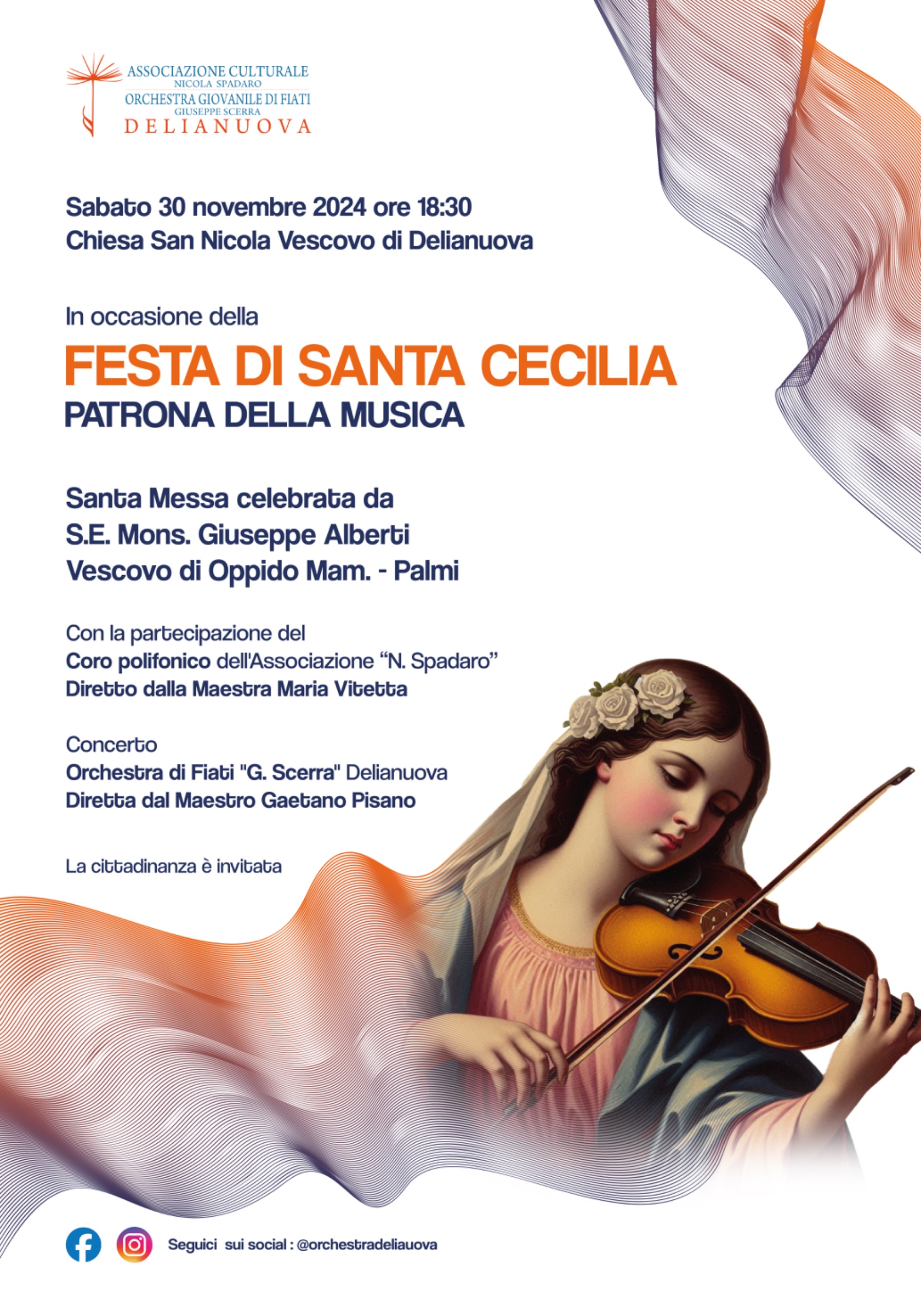 Concerto per la festa di Santa Cecilia – Sabato 30 novembre 2024