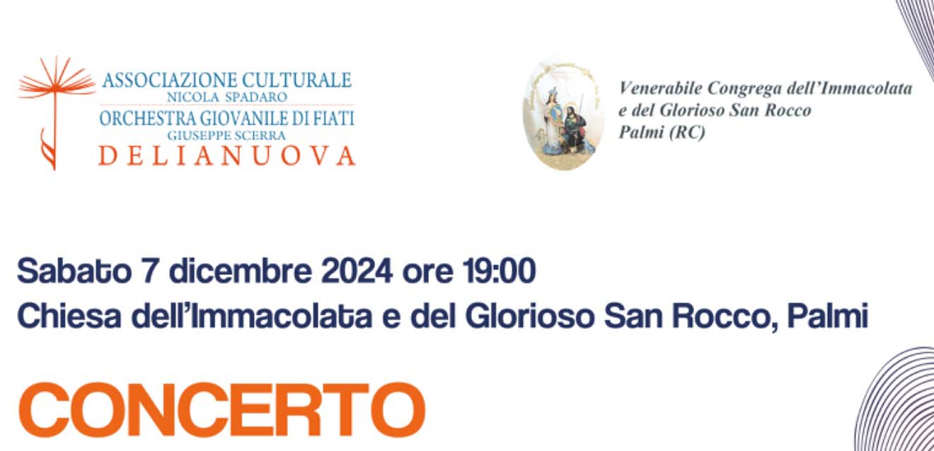 Concerto Chiesa Immacolata e San Rocco Palmi – 7 dicembre 2024