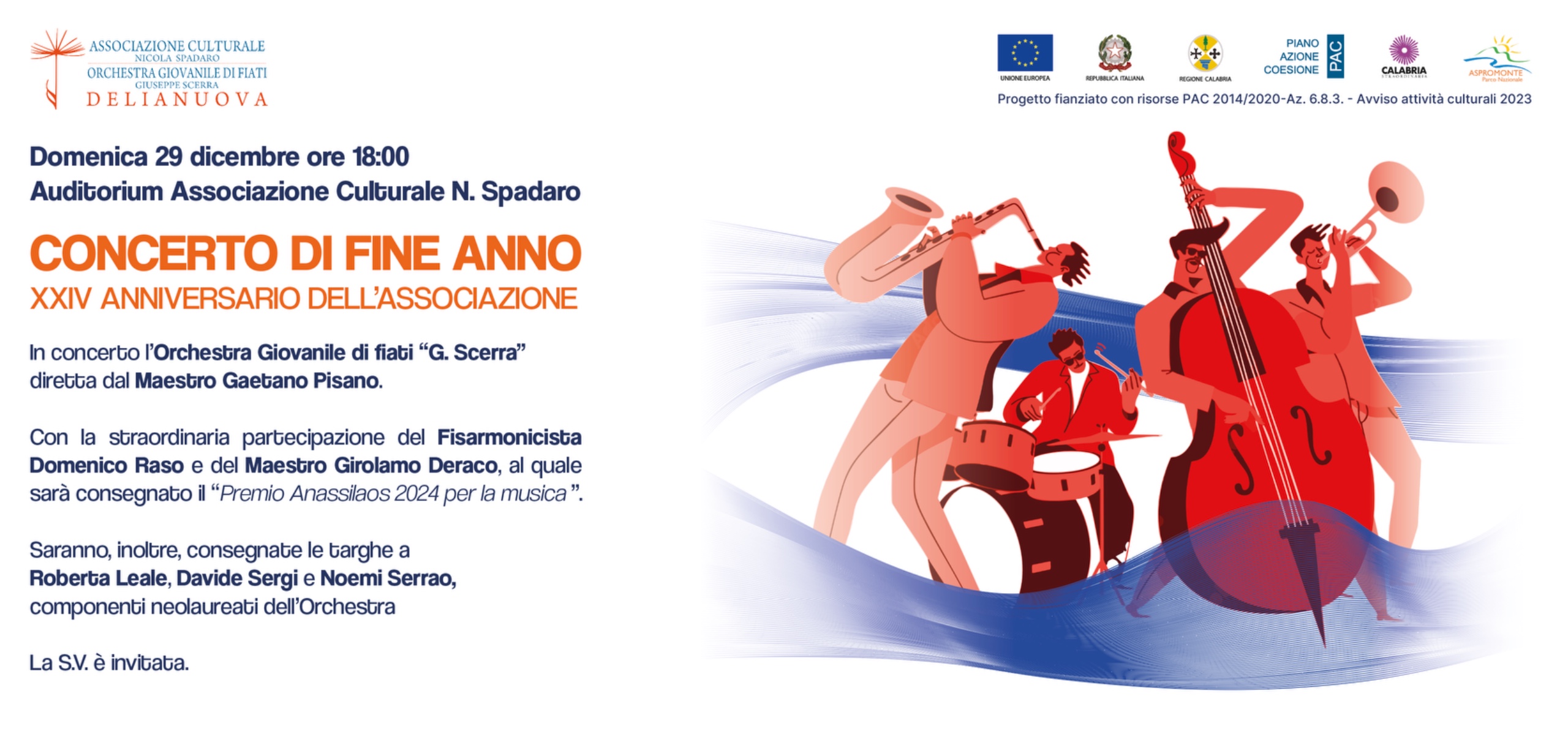 Concerto di fine anno – 29 dicembre 2024