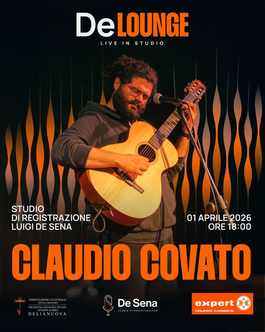 Concerto di Claudio Covato del 1 aprile 2026, ore 18