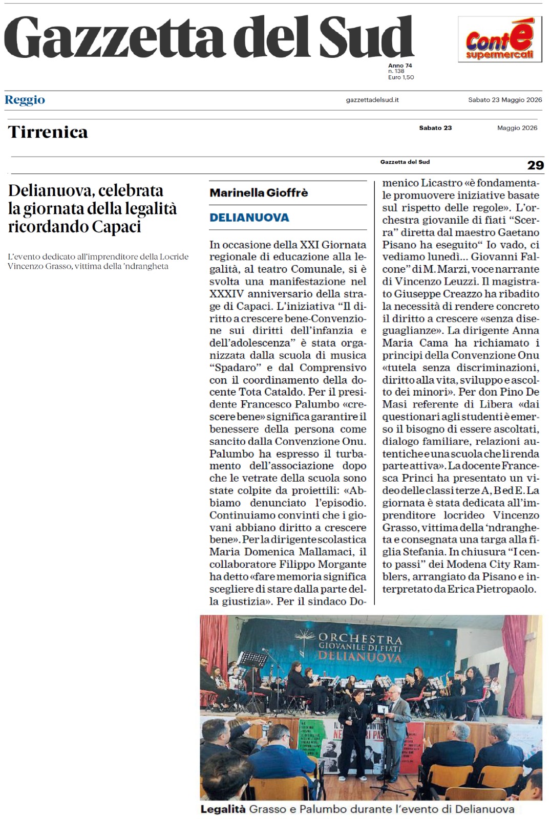 Giornata della legalità